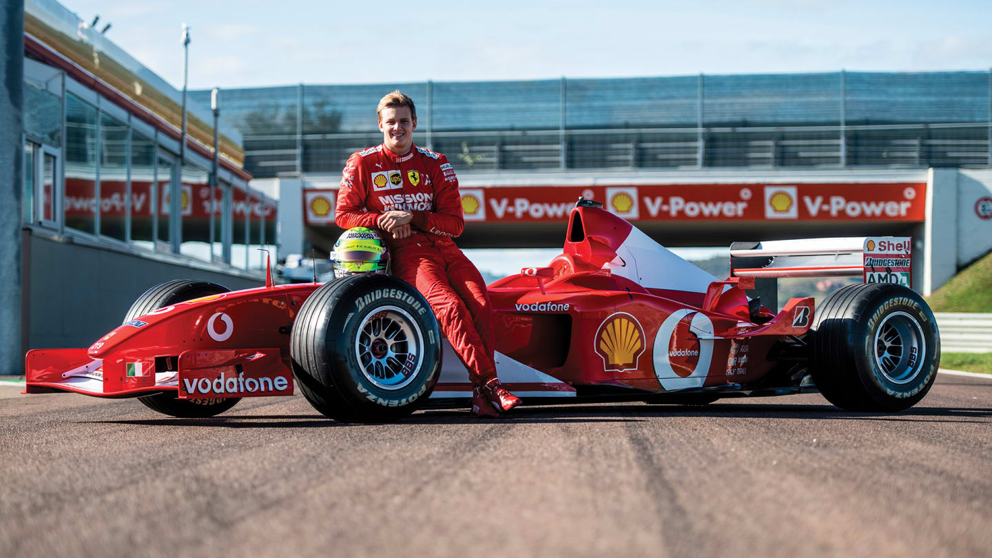 Mick Schumacher describes very special moment he drove his father s first F1 car the Jordan 191 Formula 1